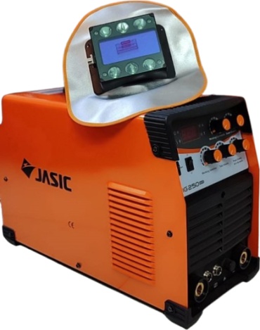 Jasic сварочный инвертор Аппарат аргонодуговой сварки JASIC TIG 250 (W229) в комплекте с маской COLD TIG (аргонная (аргонодуговая) сварка)