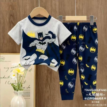 Пижама TianshiKuHan Batman серый, темно-синий
