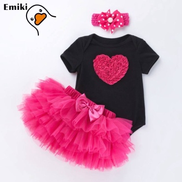 Комплект Emiki черный, розовый