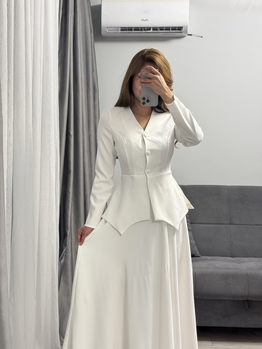 Вечернее платье MIN style белый