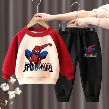 Комплект Spider-Man черный, бежевый