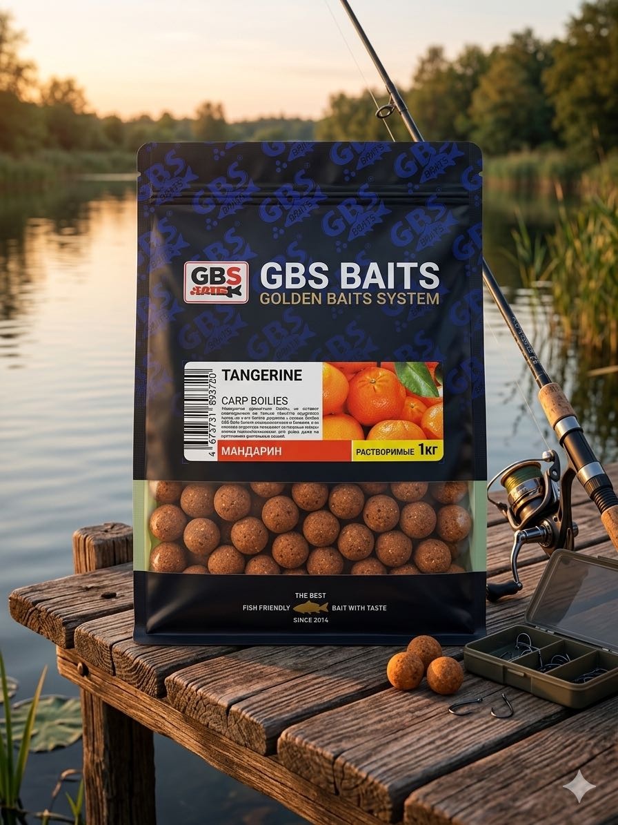 Прикормка GBS Baits GBS mandarin Мандарин 1 кг