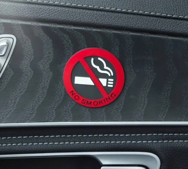 Наклейка стикер NO SMOKING. Не курить 5×5см