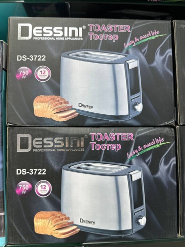 Тостер Dessini Ds-3722 серебристый