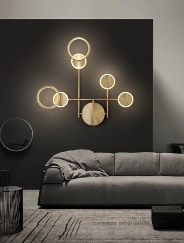Бра настенный ALEM LIGHT LED, золотистый