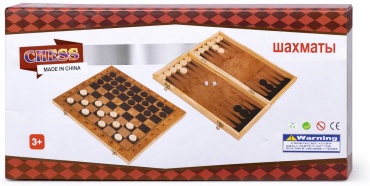 Toys Шашки русские пластик 24 шт