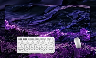 Коврик для мыши Wave 900x400x3 мм фиолетовый