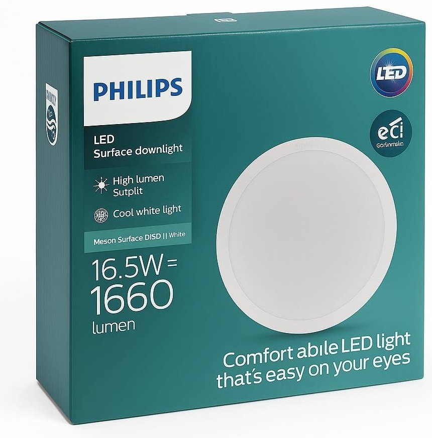 Светильник настенно-потолочный Philips LED 16.8 Вт белый
