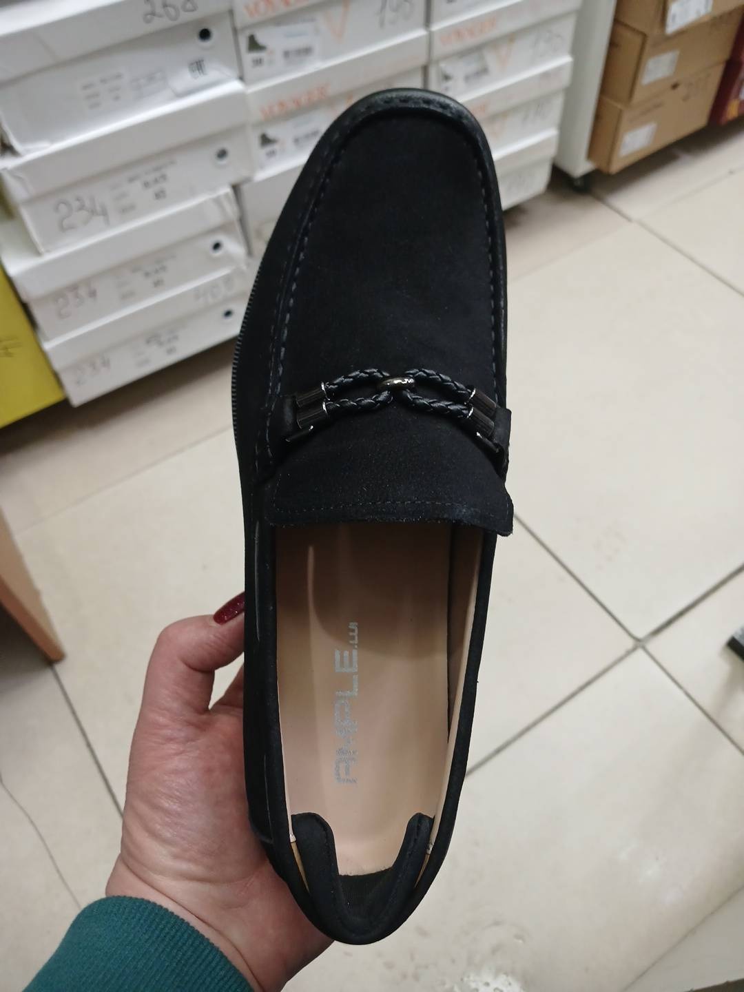 Лоферы черный