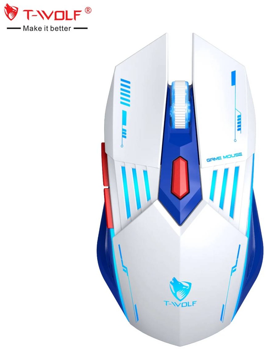 Мышь T-WOLF X7 белый