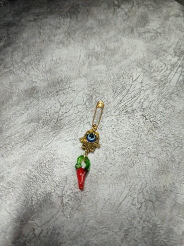 Булавка Accessory бижутерный сплав, стекло