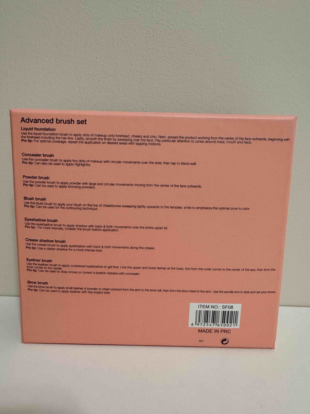 Ruby face Advancad brush set 8