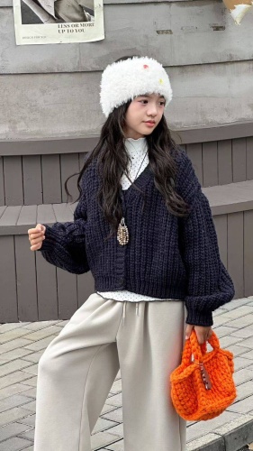 Кардиган темно-синий