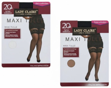 Чулки LADY CLAIRE черный