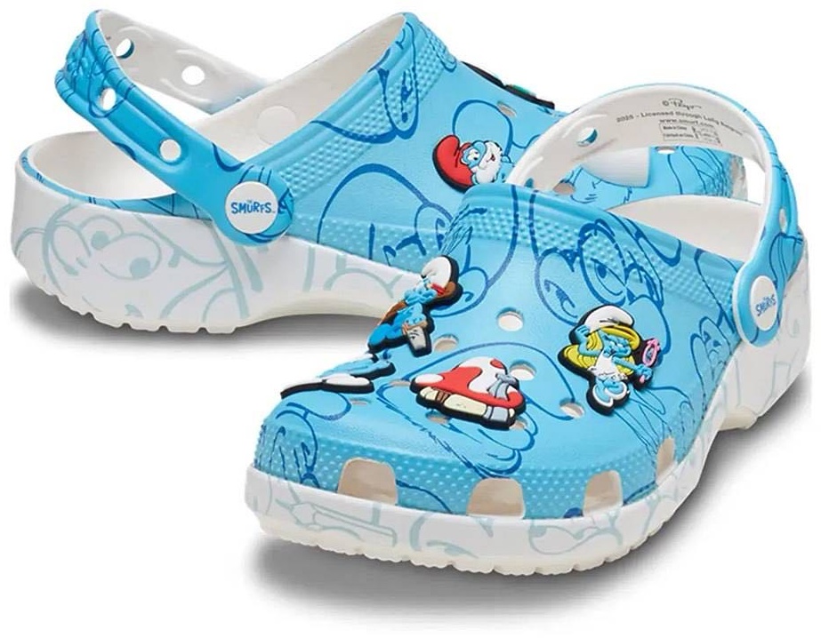 Сабо Crocs голубой