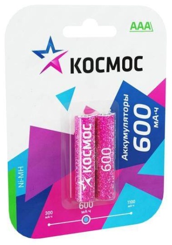 Аккумулятор AAA Космос 2 шт