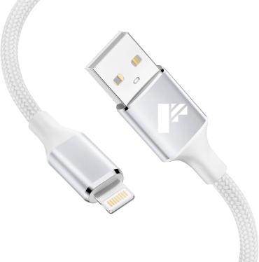 Кабель Aioneus USB Type-A (M), Lightning, 2 м, серебристый