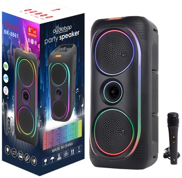 Портативная колонка Oudiobop Bk-8861 черный