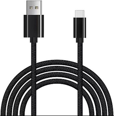 Кабель USB 2.0 (M), USB TypeC (M), 2 м, черный