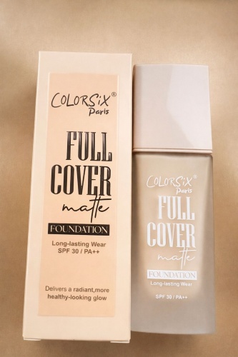 ColorSix Full Cover Matte Foundation тональный крем 02 Alabaster 35 мл