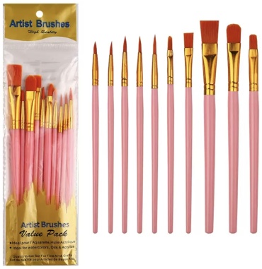 Artist brushes Наборкистьроз 10 шт.