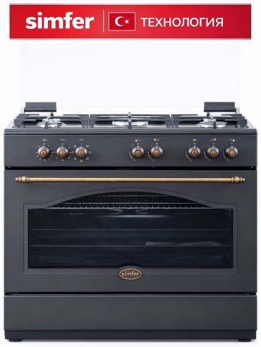 Кухонная плита Simfer F9507YEWRS черный