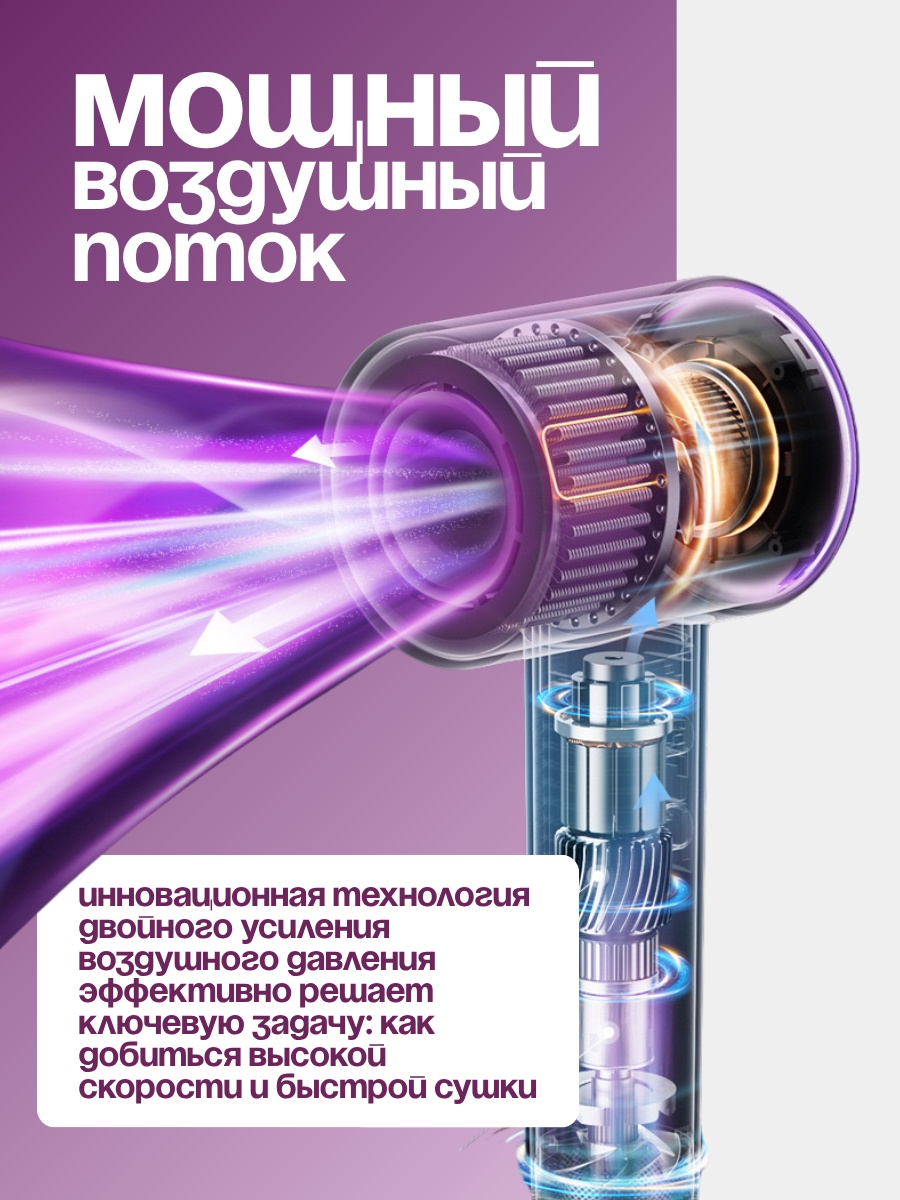 A-LIQE S9 Ionic фен серый