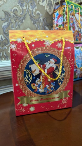 Коробка Новогодняя коробка 1 шт, 17х11х23 см