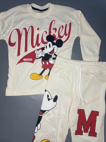 Комплект Mickey Mouse бежевый