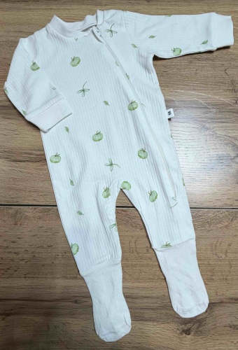 Слип Dana Baby белый, зеленый