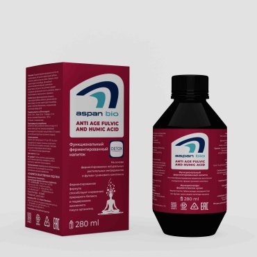 Детокс комплекс ASPAN BIO Anti Age Fulvic and Humic Acid 300 г