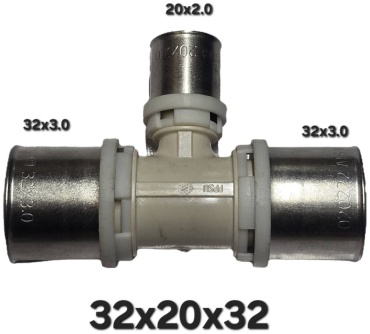 Пресс тройник 32х20х32,