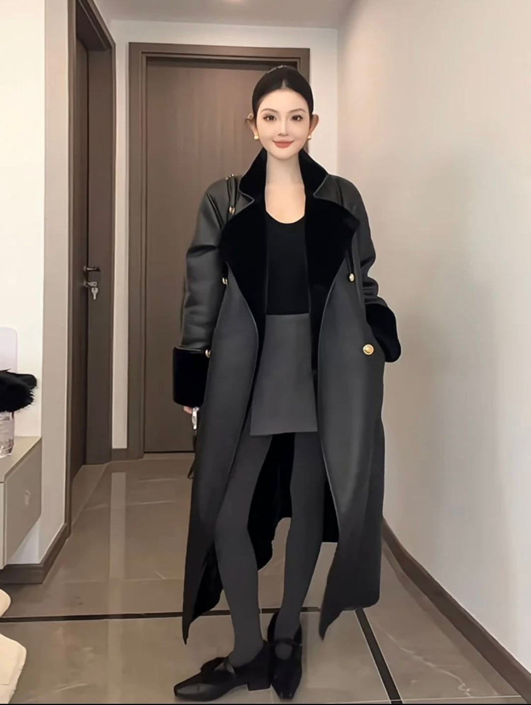 Дубленка 0risma черный