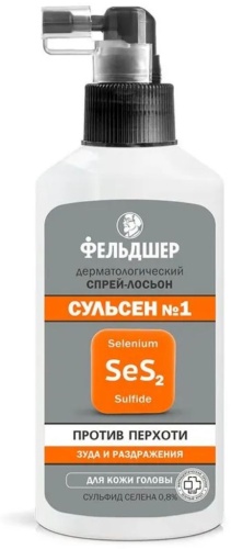 Фельдшер Лечебный спрей для волос от перхоти спрей-лосьон 110 мл