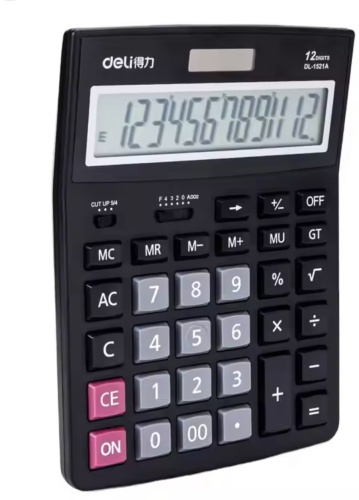 DL DL-1521A, 12-разрядный, черный