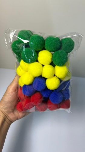 Бомбошки 60шт 2,5см