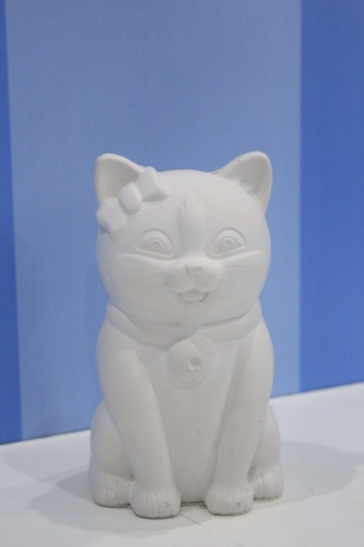 Копилка Кошка, гипс