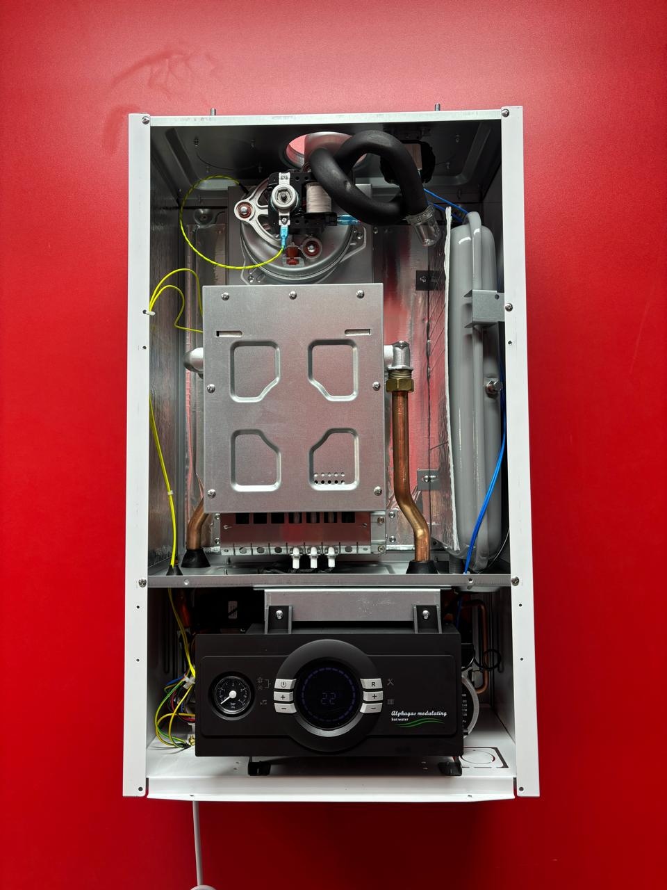 Газовый котел ALFA GAS 36kw с дымоходом