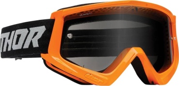 THOR Combat Sand Racer Goggle черный, оранжевый