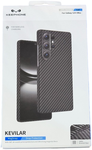 Чехол KeepHone для Samsung Galaxy S24 Ultra черный