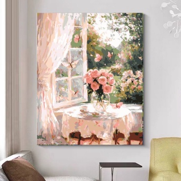 Утро холст на подрамнике 50x40 см