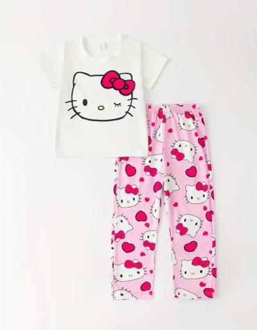 Пижама Hello Kitty белый