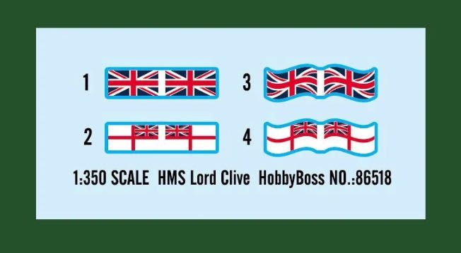 Модель HMS Lord Clive