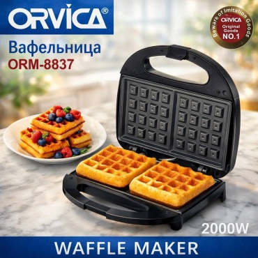 Вафельница Orvica ORM-8837 черный