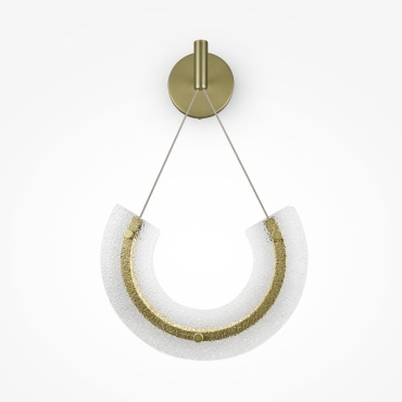 Бра настенный Maytoni LED, золотистый, прозрачный