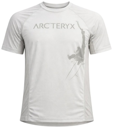Футболка Arc’Teryx рисунок серебристый