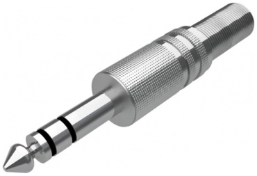 Переходник RockStel 6.3 mm jack - 6.3 mm jack