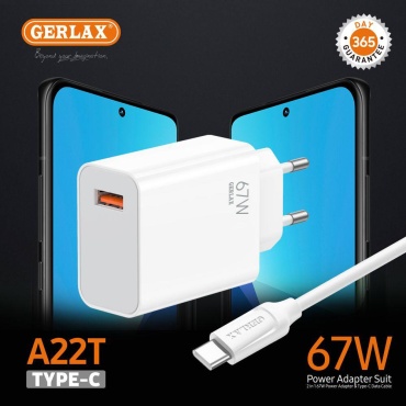 GERLAX A22T USB Type-C, USB белый