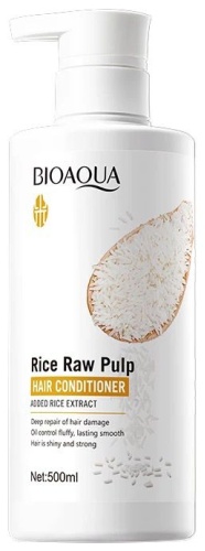Bioaqua Rice Raw Pulp Conditioner Added Rice Extract кондиционер 500 мл