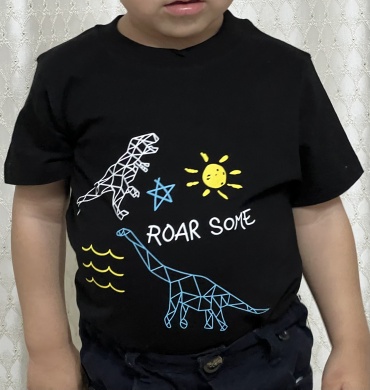 Футболка CHASTE kids черный